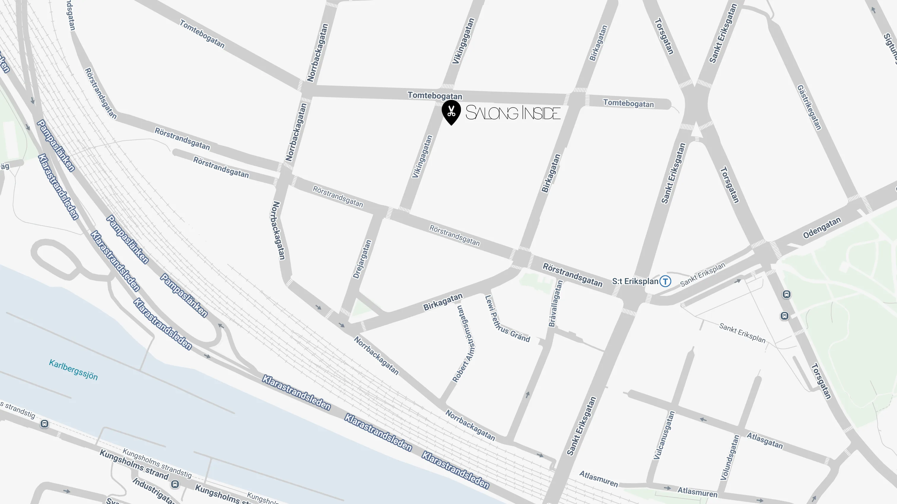 Kontakta frisören Salong Inside på Vikingagatan i Vasastan